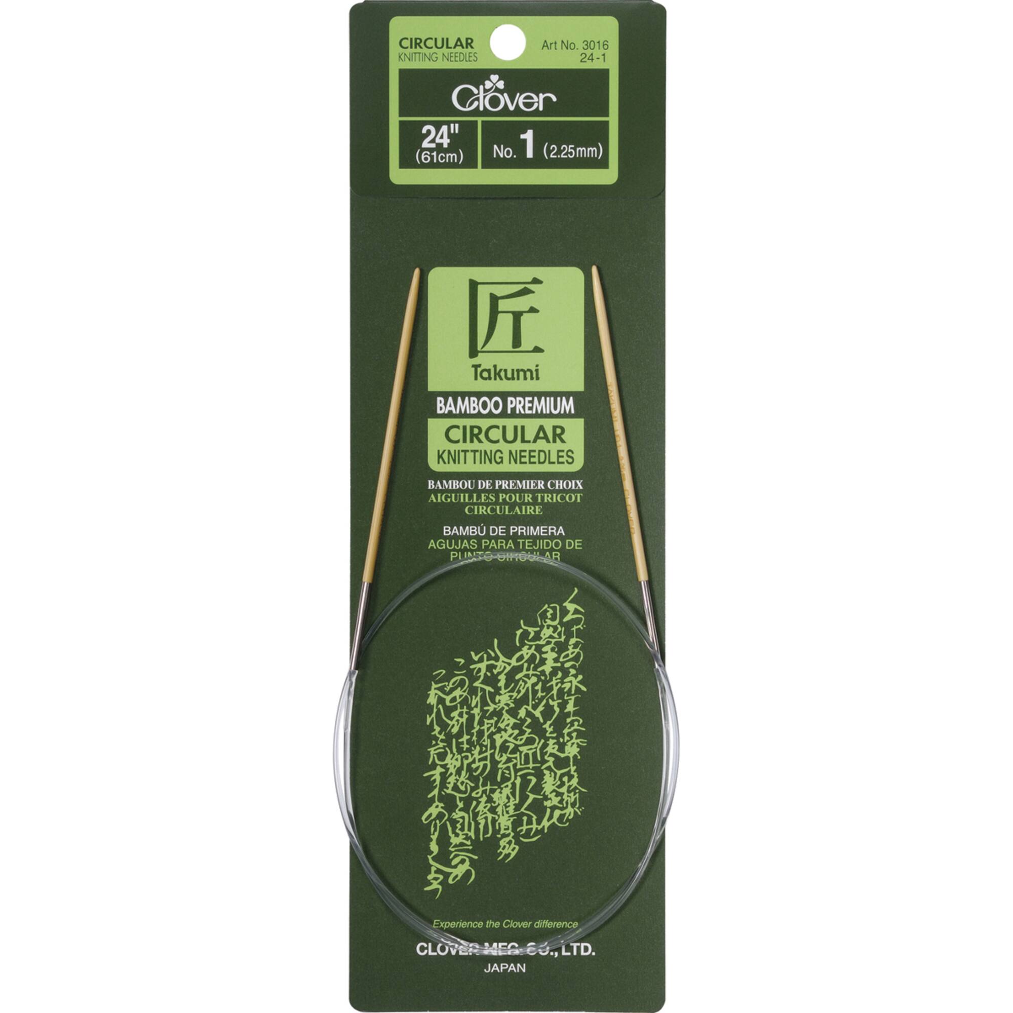 Clover Takumi® 29" Bamboo Circular Knitting Needles